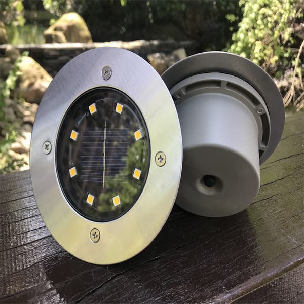 8LED Landskapslys LED Vanntett Underjordisk Lys Utendørs
