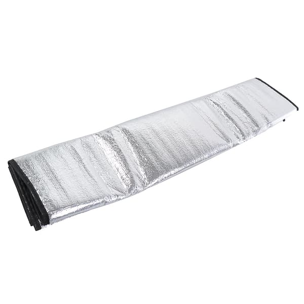 Bil frontrutedeksel vinter Ice Frost Guard solskjerming White one size