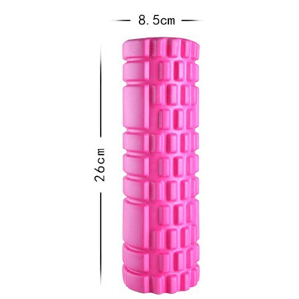 Rund Foam Roller, Dypvevsmassasje Verktøy for fysisk Pink