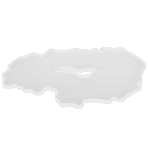 DIY Silikon Coaster Making Mould Tea Ware Tray Mold Dekorative Håndverk