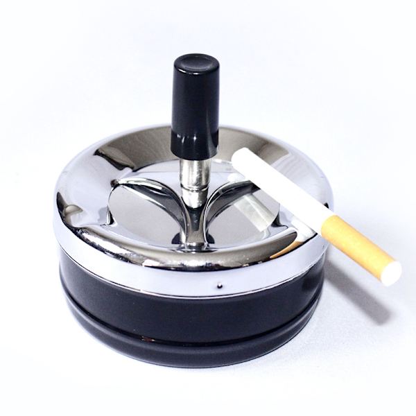 9,5*9cm portabelt matbord runt askkopp med lock