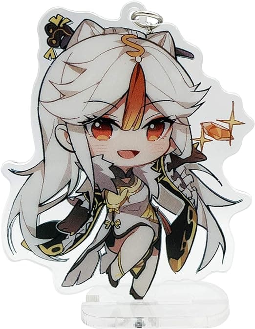 Genshin Impact Söt akryl nyckelring figur