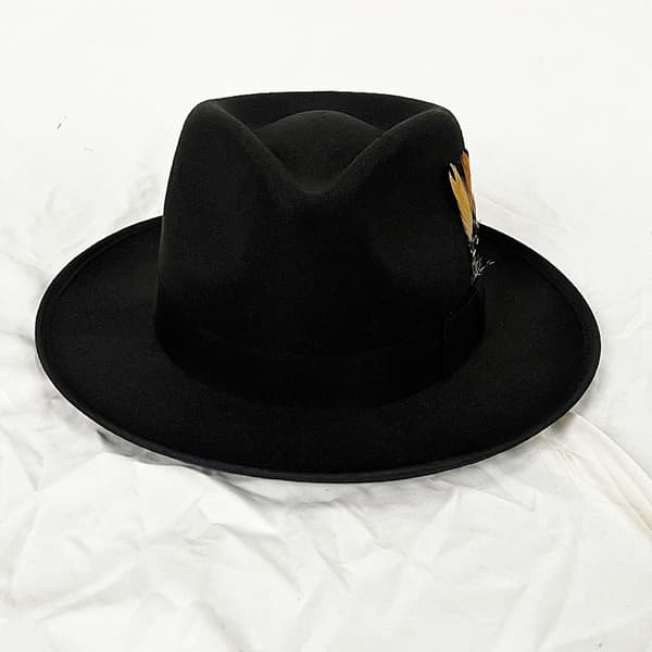 Musta vintage-silinterihattu denim-silinterihattu