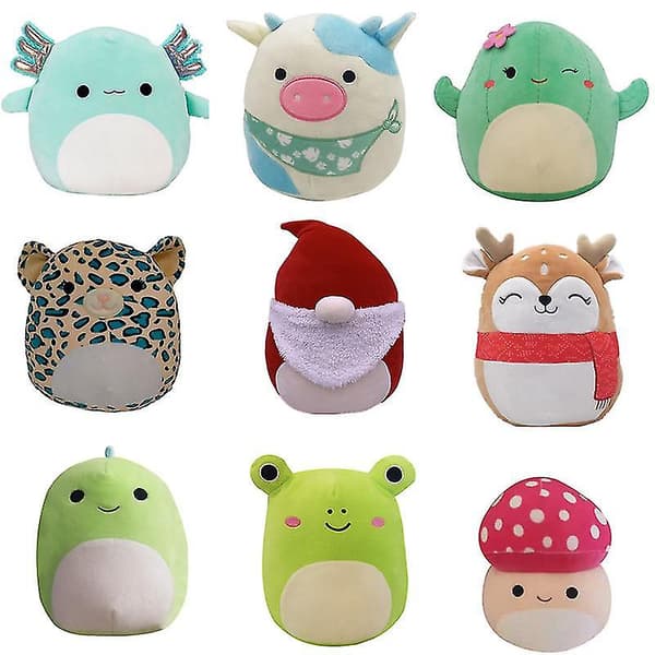 20 cm Squishmallow Plysch Doll Kudde - Rabbit Grey