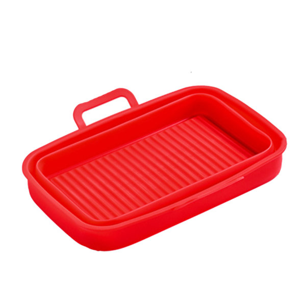 Friturebakke Bage Bagetilbehør Vaskbar DIY Prop Kage Red