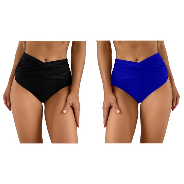 1/2/3 Naisten uimahousut Pool Party Naisten uimapuku Snorklaus Black S 1 Pc