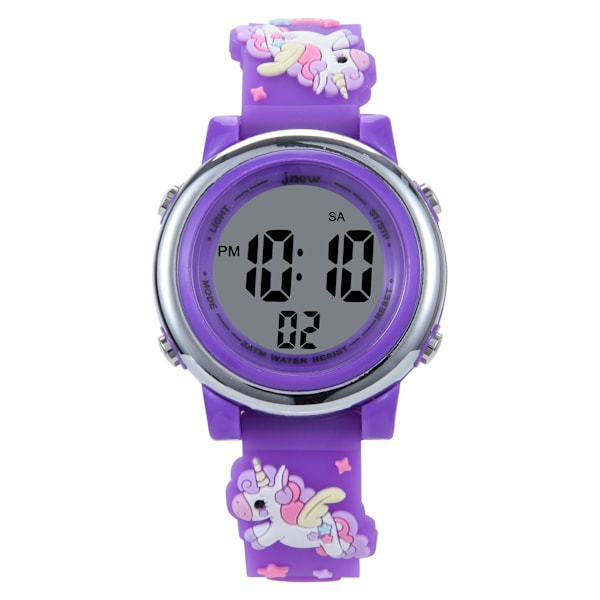 Enhörningsklocka för watch Watch för lila