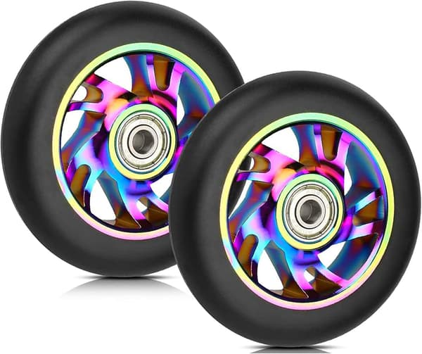 100mm Pro Stunt Scooter Hjul med ABEC 9 Lager passer 100/110