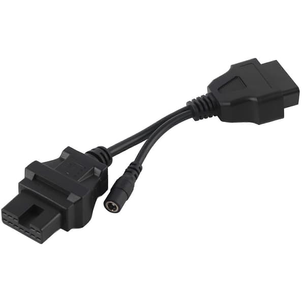 Diagnoseadapterkabel 12-pinners OBD1 til 16-pinners OBD2 20cm/7.9in Passer til Mitsubishi