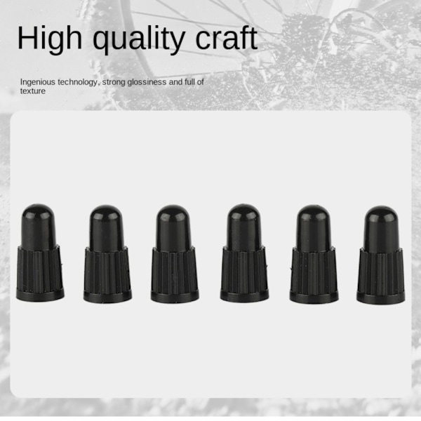 100 ST Cykeldæk Hætte Støvtætte låg Ventil Air Cap 100PCS