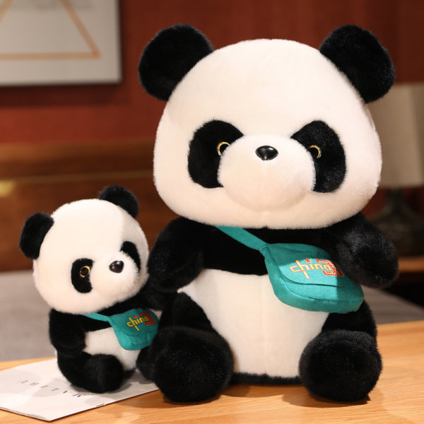 Söt plyschleksak för kinesisk pandadocka panda1 25cm
