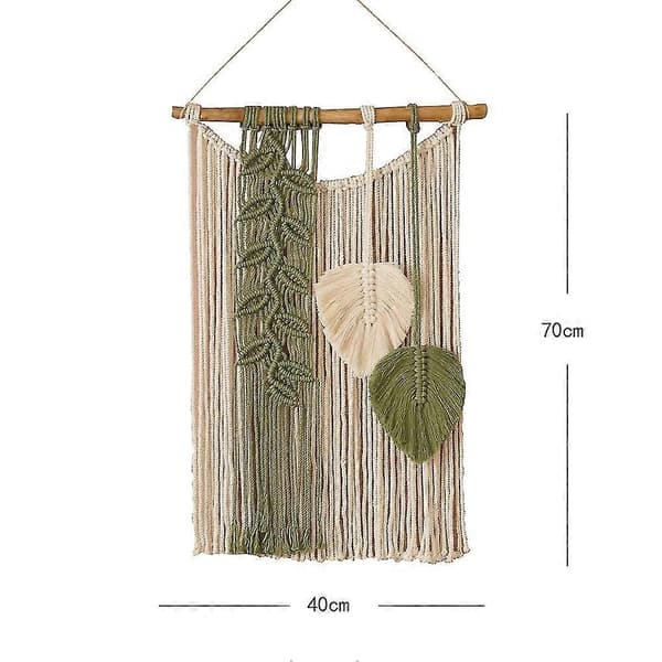 Macrame Väggdekor Boho Väggkonst Barnrumsdekor Väggdekor Estetisk Heminredning Chic Dekor Gall