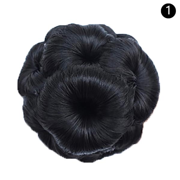 Synthesis Claw Clip Chignon Extension Clip Hårstycke lockigt hår 1
