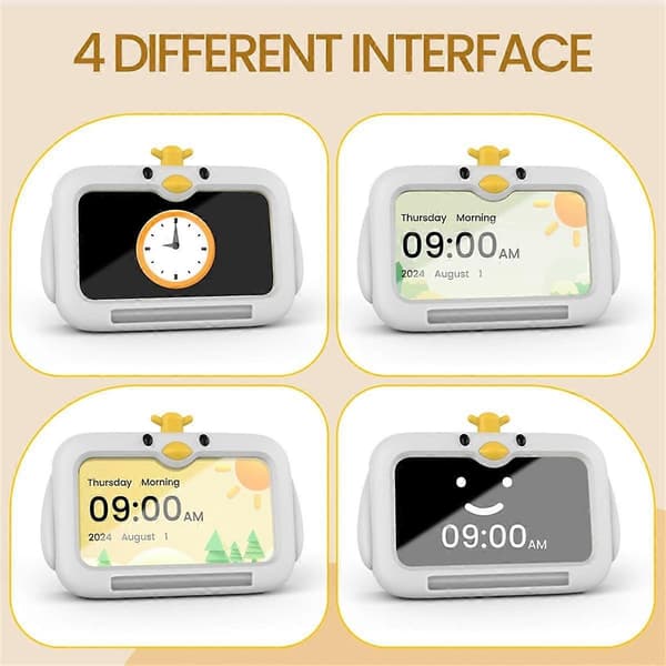 Ny søvntræner OK to WAKE CLOCK Børns søvntræningsvækkeur med natlys Smart flersproget