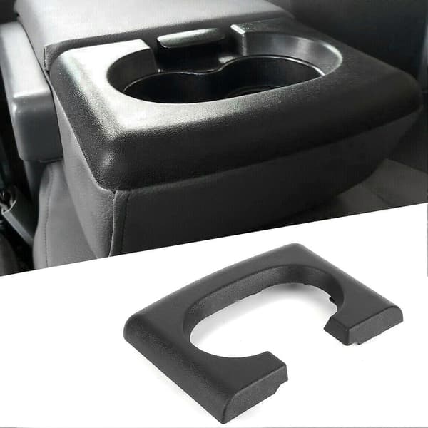 Midterkonsol Kopholder Cover Flaske Organizer Trim Sort Slidstærk Passer til Ford 2004-2014