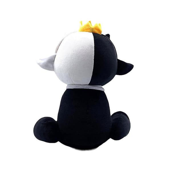 Ranboo Soft Toy Svart och vitt lamm 30cm