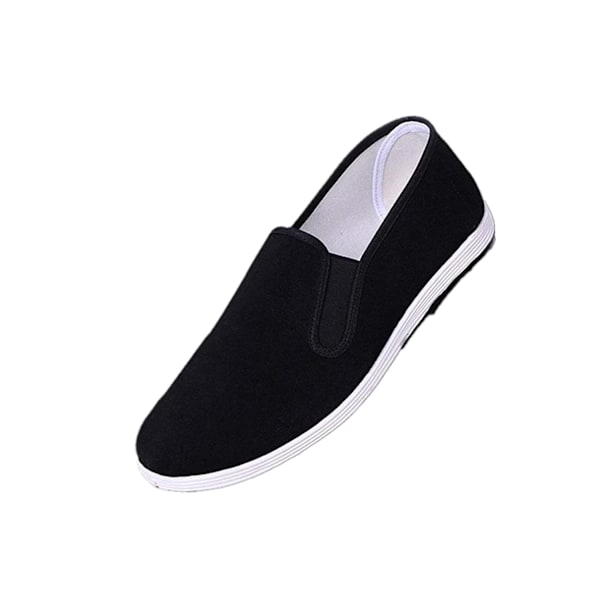 Kinesiske traditionelle Kung Fu Kampsport Tai Slipper Sko Black 40 Size