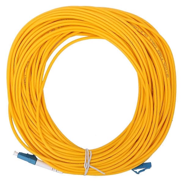 20m LC/UPC till LC/UPC Singlemode 3mm Fiberoptisk Patchkabel