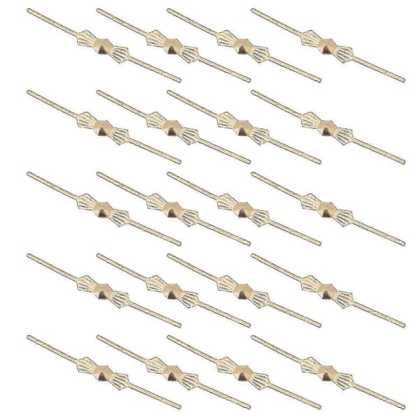 200 stk Klesbelte Lysekronelås Krystallprisme Pins Lysekronel Krystallprismer Klips