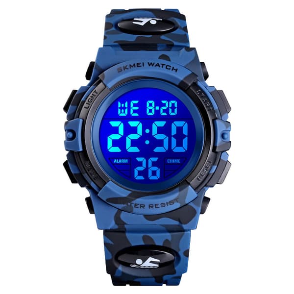 Kronograf Barneklokke Digital Sport Multifunksjon Kronograf