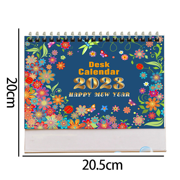 Small Desk Calendar 2023 , Använd till december 2023, Stående Skrivbord Style 5