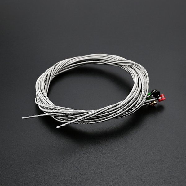 4 strenge elektrisk basstreng, 0,4 mm-1,0 mm rustfrit stål elektrisk bas strengeinstrument bas DIY Reparation basdele 5