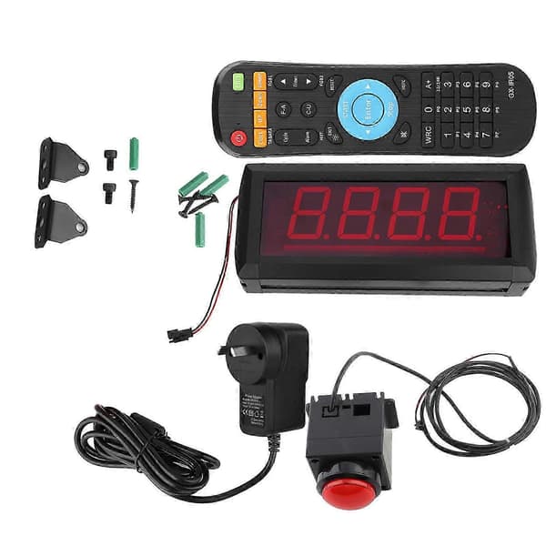 Populært spillutfordring 10 sekunders nedtellingstimer LED digital skjerm 100-240VAC