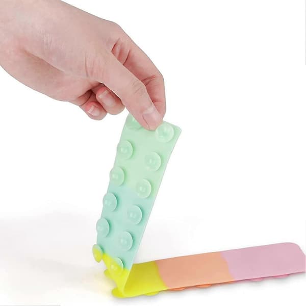 7 st Squidopop Fidget Leksaker, Stressreducerande Armbands Sugpropp, Bärbar Bubbel Fidget Sensorisk Leksak För