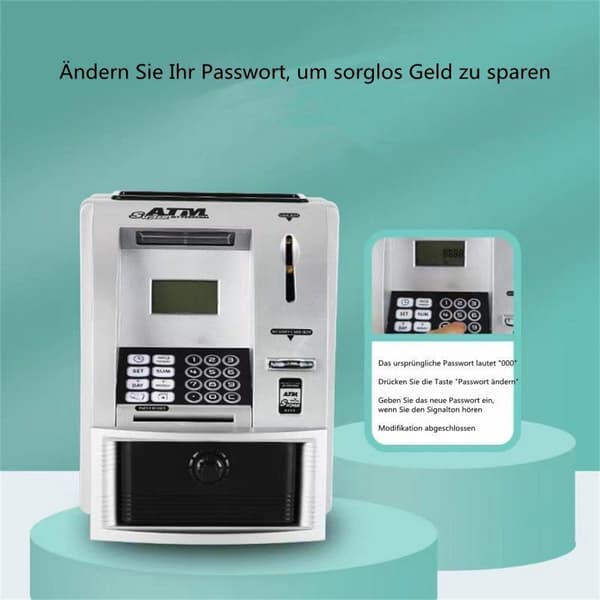 Sparbössa kreativ sparbössa simulering av en ATM mini ATM