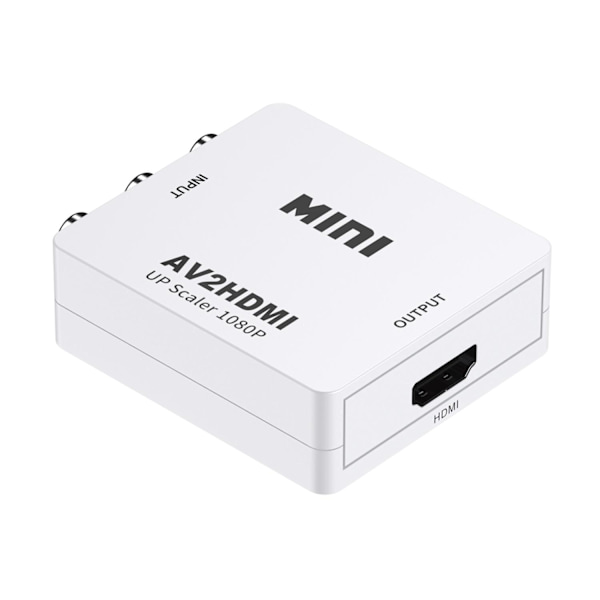 RCA (AV) til HDMI Adapter white