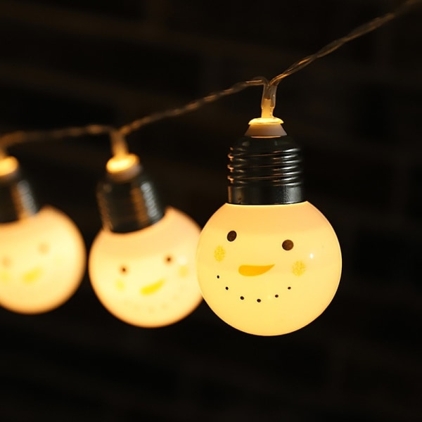 Koristeellinen jouluvalaisin Garland Led-lampuista (2 m 10 lamppua)
