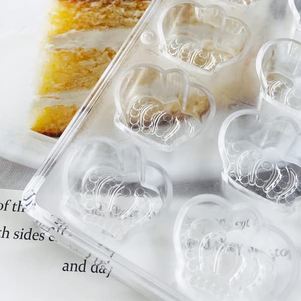 Transparent Chokoladeform, Klar Plastik Slikform, Til Maki