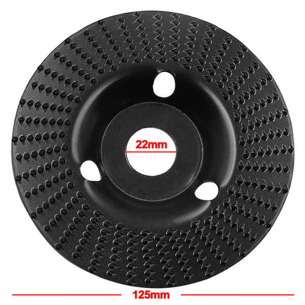 Raspdisk 125mm treskjæreskive Trebearbeidingsskive