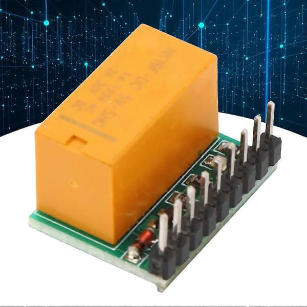 DR21A01 DC 5V DPDT-relemoduuli napaisuuden vaihtokytkinlevyn komponenttiosat