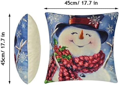 5 st julkuddfodral case linne kuddfodral cover