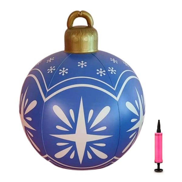 Jul PVC-bollar Xmas Träddekorationer utomhusatmosfär No.3