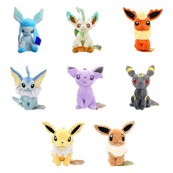 Plyschdocka Eevee fylld leksak Barnpresenter Födelsedagspresent Dark Blue