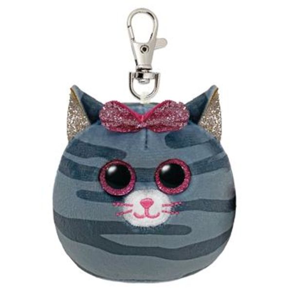 TY Squishy Beanies Kiki Katt Clip multicolor
