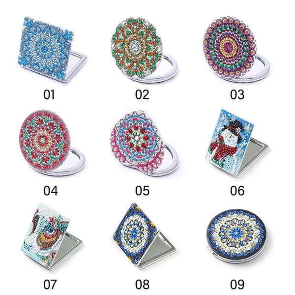 Sminkspegel diamond painting 08 08