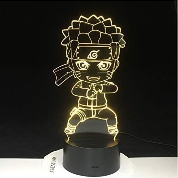 Naruto Kakashi Uchiha Sasuke 3D Illusion Night Light Lamp Sm