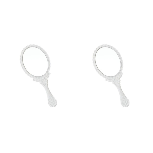 2/3/5 spegel för makeupälskare Bärbar och pålitlig klar White 2PCS