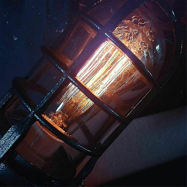 Raketlampe Retro Industrial Steampunk Rocket Light US PLUG