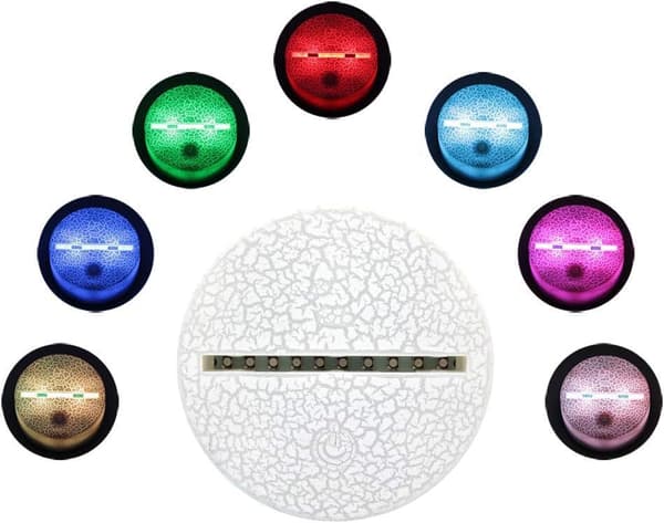 Apex Legends 3D Night Light, LED Colorful Touch Remote Contr
