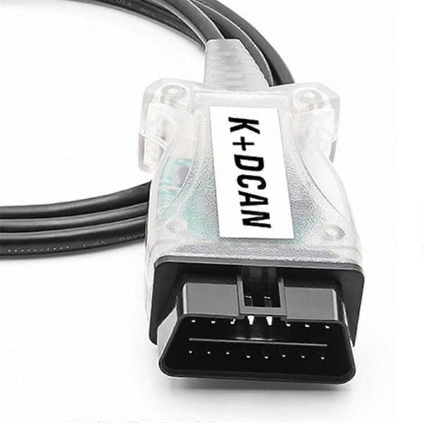 K+DCAN-brikke for OBD2 bildiagnoseverktøy Skannerbryter USB-grensesnittkabel K + DCAN for