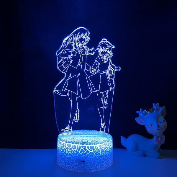 Nyaste Anime Bloom Into You-Yuu Koito Figur 3D Night Light