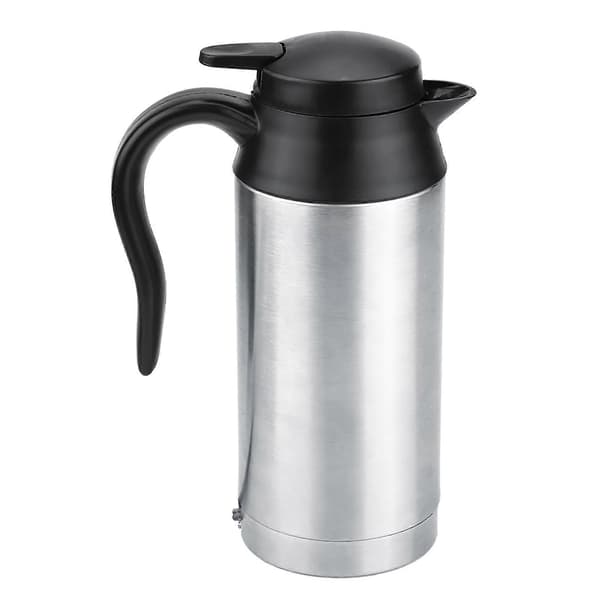 12V 750ml Bærbar Elektrisk Reise Vannkoker Kaffe Te Kokekopp for Bil