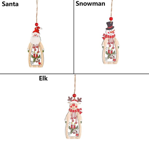 Hule juletre snøfnugg trehengende ELG