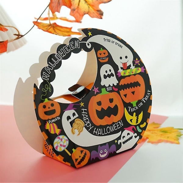 Halloween godispåse Halloween Tote Bag Halloween Cookie Bag_x Black