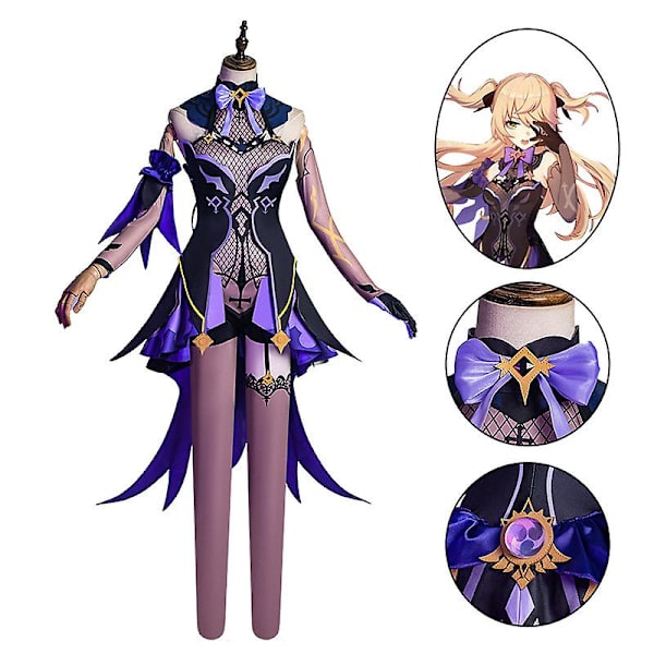 Genshin Impact -asu, Genshin Fischl Cosplay -asu, pelihahmo Cyno Cos -asu, hieno puku, Genshin Impact Halloween-juhlapuku S