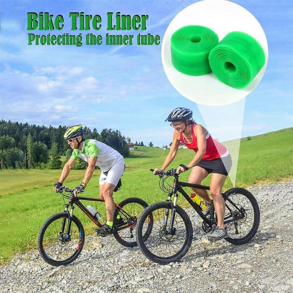 4PC Cykeldäckfoder, Cykeldäckfoder för att förhindra punkteringar, Stoppar Glas, Spikar från att tränga igenom slangen